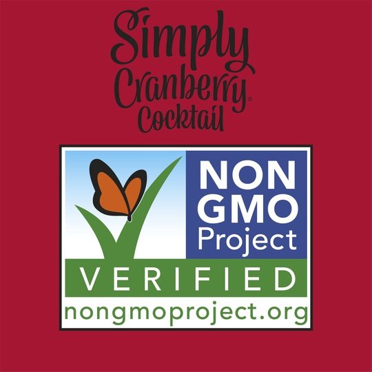 Simply Non GMO All Natural Cranberry Cocktail Fruit Juice, 52 fl oz Bottle