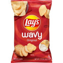 Lay's Wavy Potato Chips, Original Flavor, 7.75 oz Bag