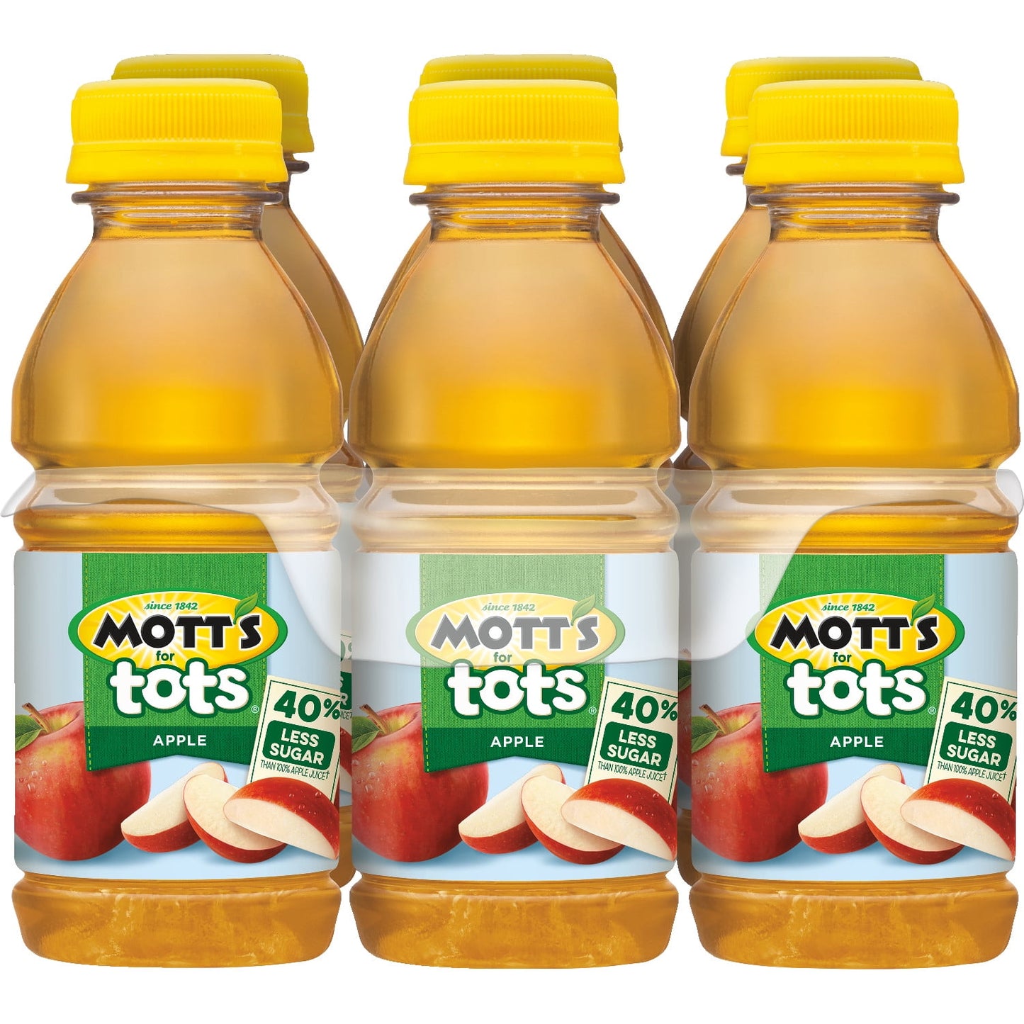 Mott's for Tots Apple Juice, 8 fl oz, 6 Count Bottles