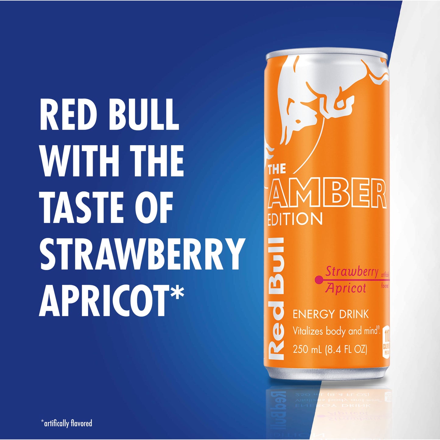 Red Bull Amber Edition Strawberry Apricot Energy Drink, 8.4 fl oz, Pack of 4 Cans