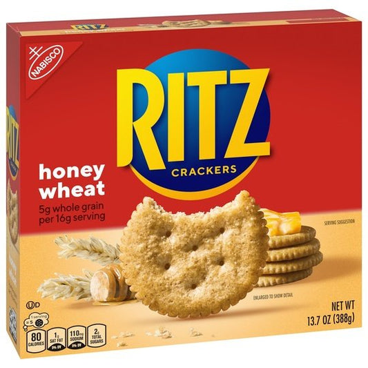 RITZ Honey Wheat Crackers, 13.7 oz