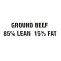 85% Lean/15% Fat Ground Beef Roll, 1lb (Frozen)