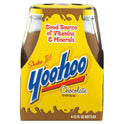 Yoo-hoo Chocolate Drink, 12 fl oz glass bottles, 4 pack