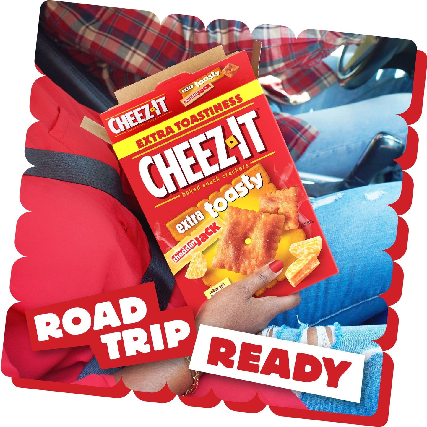 Cheez-It Extra Toasty Cheddar Jack Cheese Crackers, 12.4 oz