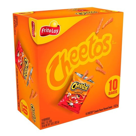 Cheetos Crunchy Cheese Flavored Snacks, 1 oz, 10 Count