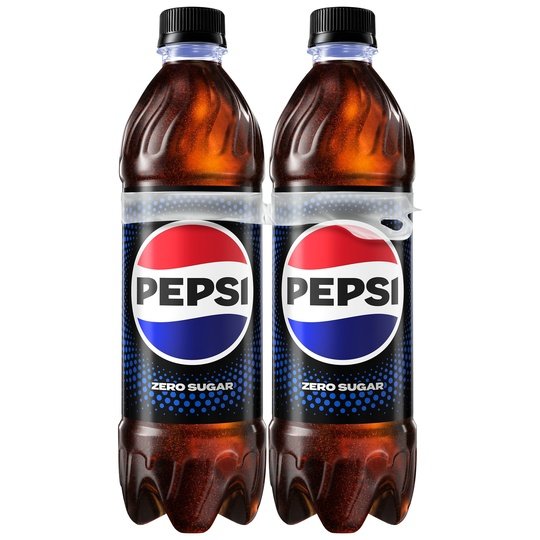 Pepsi Zero Sugar Soda Pop, 16.9 fl oz, 6 Pack Bottles