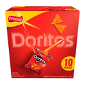 Doritos Nacho Cheese Tortilla Snack Chips, 1oz, 10 Count Bags