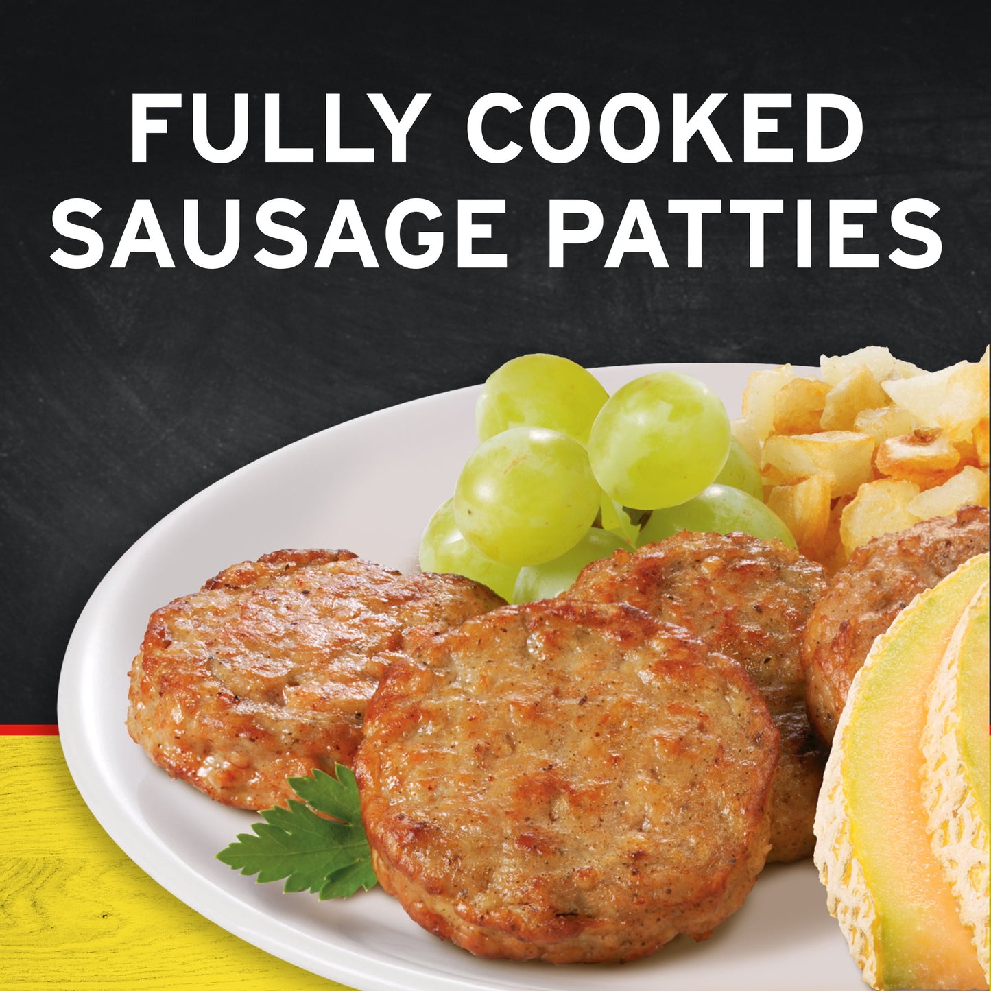 Banquet Brown ‘N Serve Fully Cooked Original Breakfast Sausage Patties, 32 oz, 40 Count (Frozen)