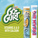 Go-GURT Cotton Candy Kids Fat Free Yogurt, Gluten Free, 2 oz. Yogurt Tubes (8 Count)