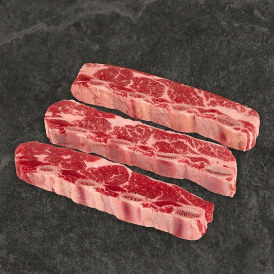 Beef Flanken Style Ribs Bone-In, 1.35 - 2.35 lb Tray