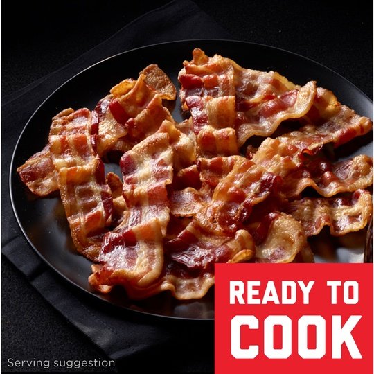 HORMEL BLACK LABEL Microwave Ready Pork Bacon, Gluten Free, 12 oz Plastic Pouch (4 Pouches per Pack)