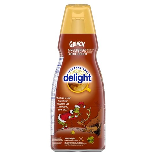 International Delight Grinch Gingerbread Cookie Dough Coffee Creamer, 32 oz.