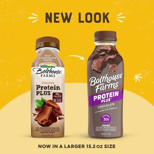 Bolthouse Farms Protein Shake, Protein Plus Chocolate, 15.2 fl. oz. Bottle