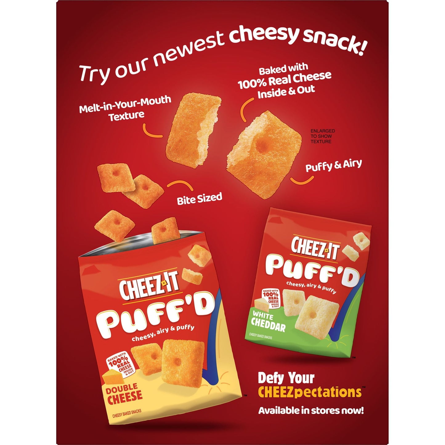 Cheez-It DUOZ Sharp Cheddar and Parmesan Cheese Crackers, 12.4 oz