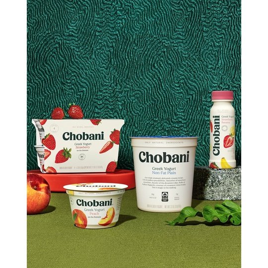 Chobani 2% Greek Yogurt, Coconut Blended 5.3 oz, 4 Count, Plastic