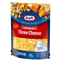 Kraft Three Cheese Blend Cheese Crumbles, 8 oz Bag