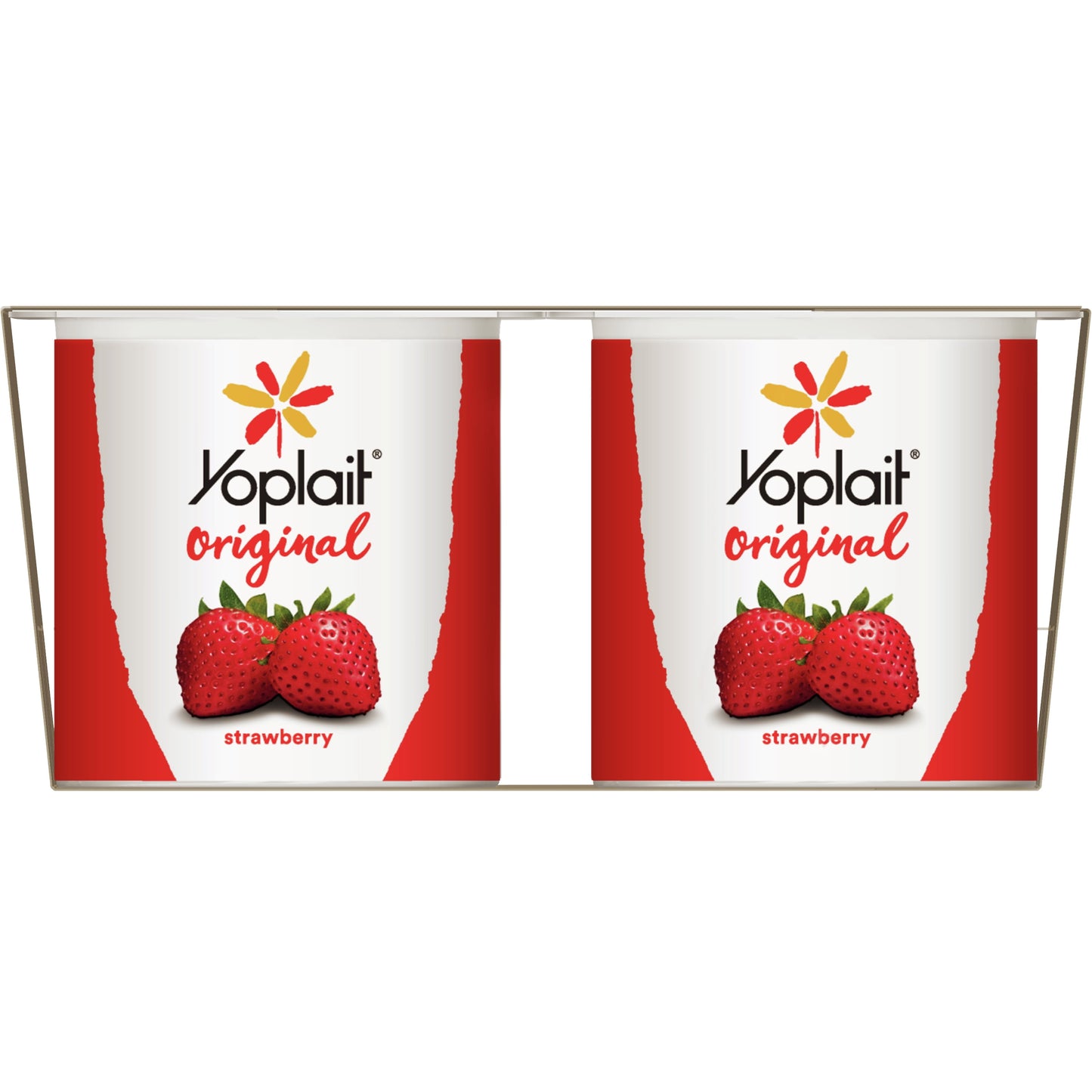 Yoplait Original Strawberry Low Fat Yogurt Pack, 8 Ct