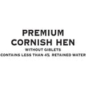 Tyson Premium Whole Cornish Hen, 1.38 lb (Frozen)