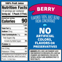 Capri Sun 100% Juice Berry Juice Box Pouches, 10 ct Box, 6 fl oz Pouches