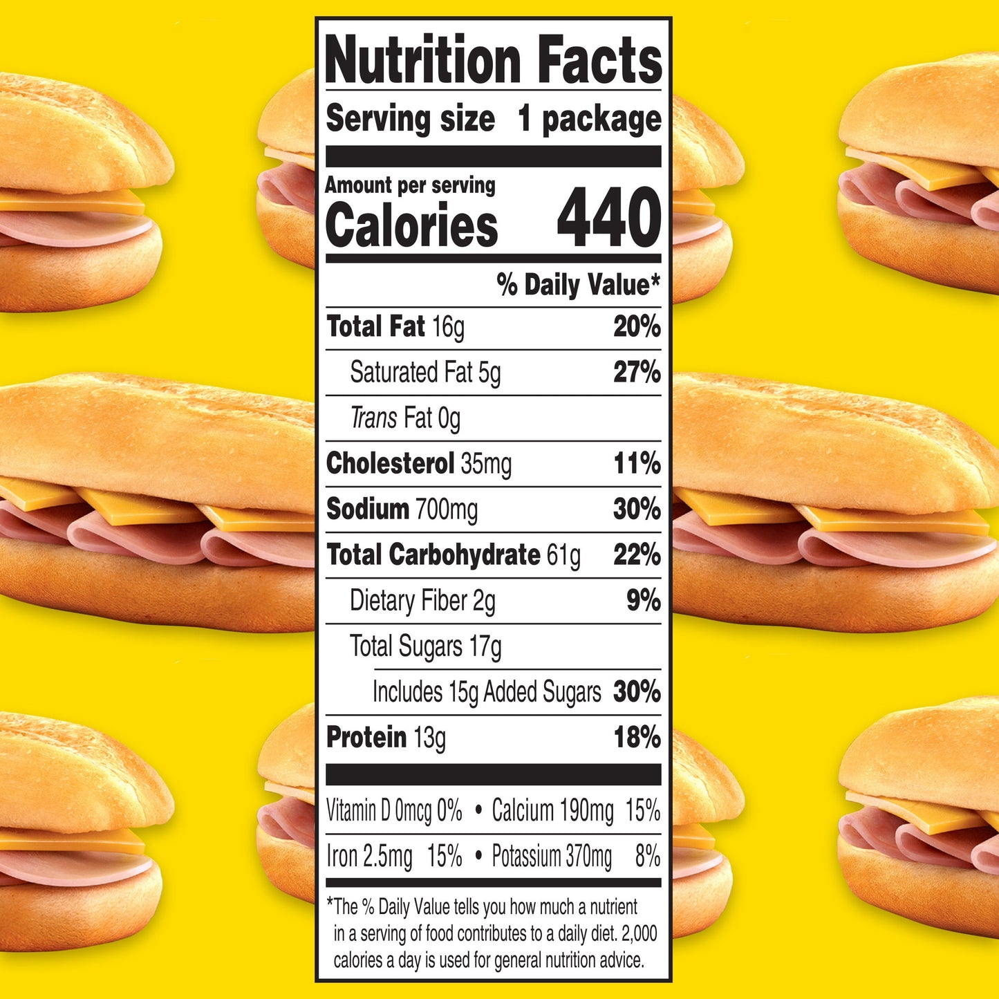 Lunchables Uploaded Ham and American Sub Sandwich Kids Lunch Meal Kit, 15.36 Oz Box