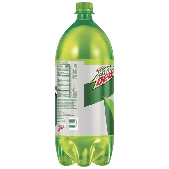 Diet Mountain Dew Citrus Soda Pop, 2 Liter Bottle