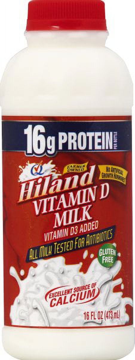 Hiland Vitamin D Milk, 16 Oz.