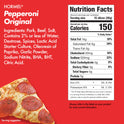 HORMEL, Pepperoni, Pizza Topping, Gluten Free, Original, 6 oz Plastic Resealable Package