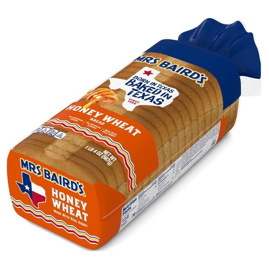 Mrs Baird's Honey Wheat Bread, 20 oz