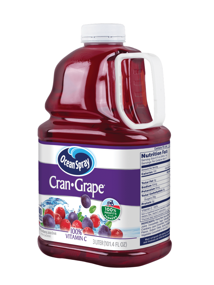 Ocean Spray Cranberry Grape Juice Drink, 101.4 fl oz