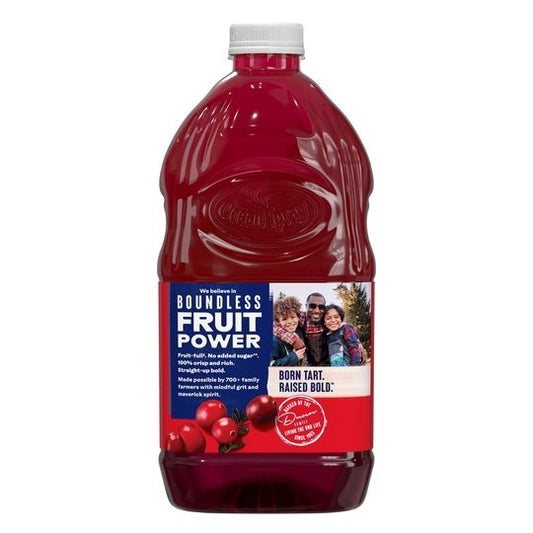 Ocean Spray 100% Juice Drink, Cranberry, 64 fl oz Bottle