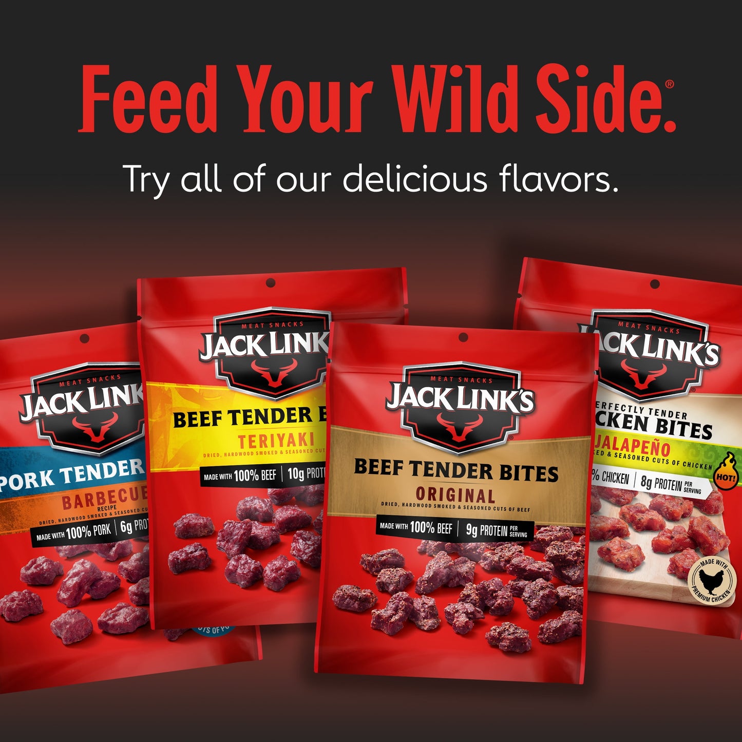 2.85oz Jack Links Teriyaki Beef Tender Bites 1/1 Count