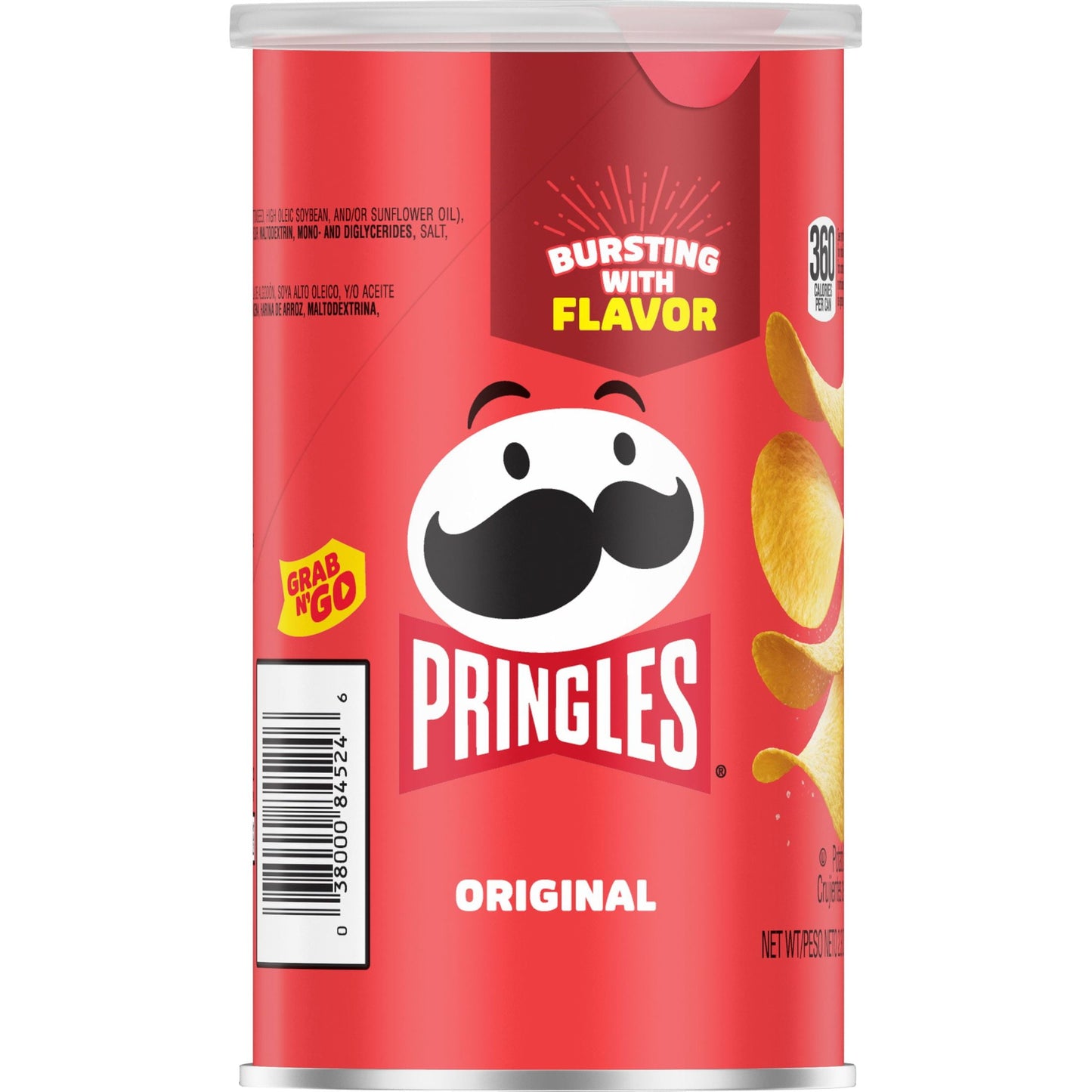 Pringles Original Potato Crisps Chips, 2.3 oz