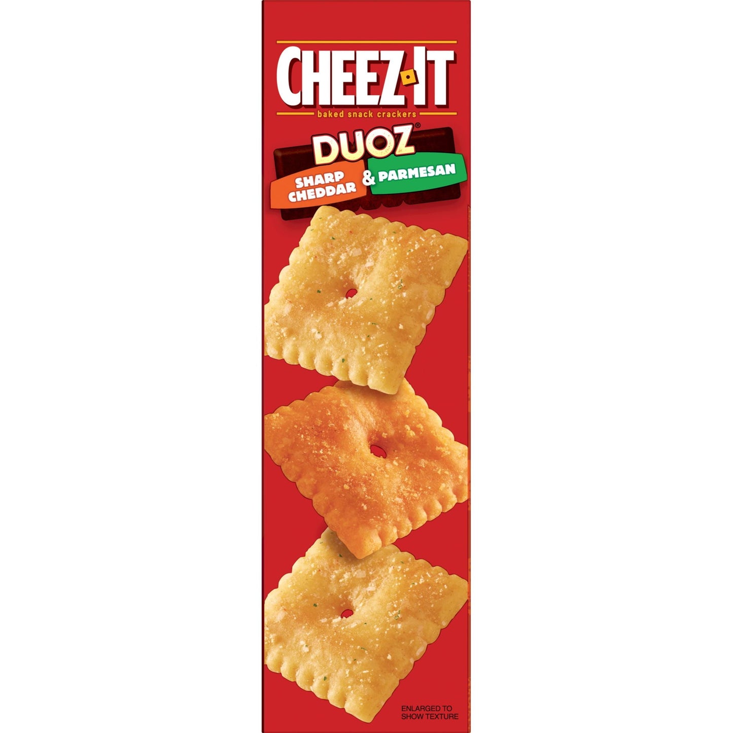 Cheez-It DUOZ Sharp Cheddar and Parmesan Cheese Crackers, 12.4 oz