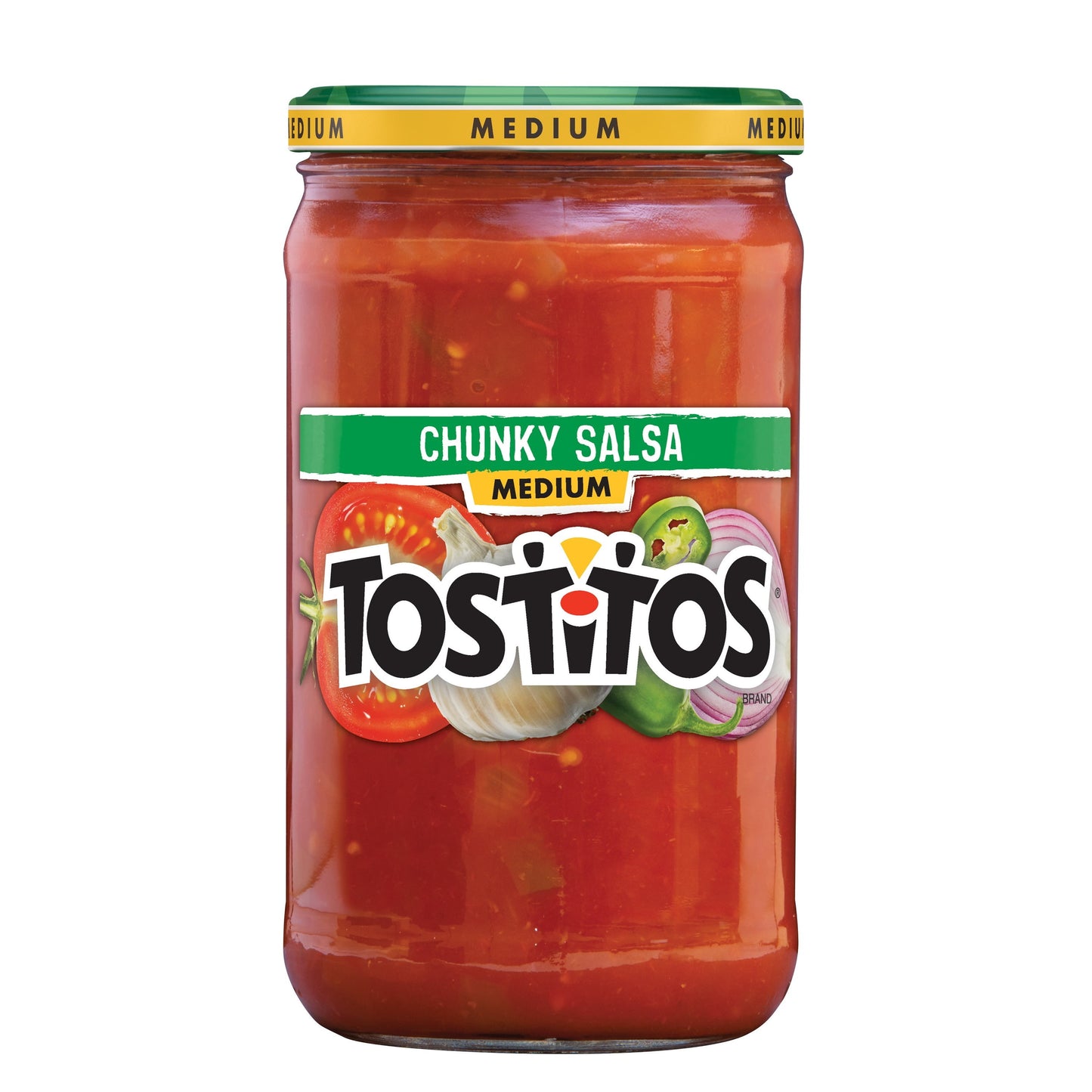 Tostitos Salsa, Chunky Medium Salsa, 24 oz Jar