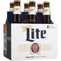 Miller Lite Lager Beer, 6 Pack, 12 fl oz Bottles, 4.2% ABV