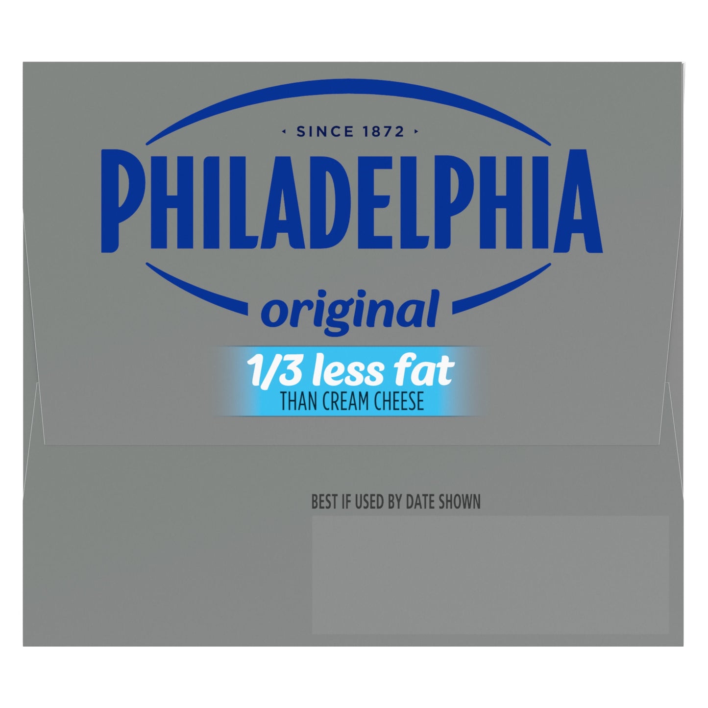 Philadelphia No Preservatives, 1/3 Fat Original Cream Cheese, 8 oz, 2 Count