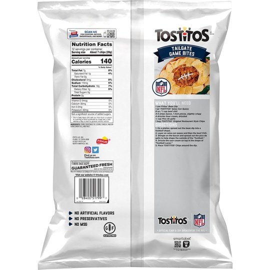 Tostitos Original Restaurant Style Tortilla Chips, Gluten-Free, 12 oz