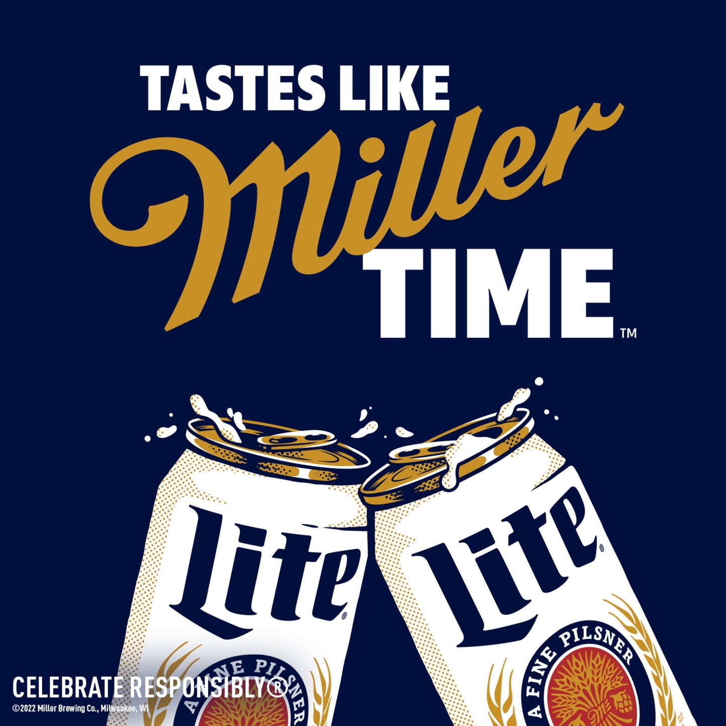 Miller Lite Lager Beer, 6 Pack, 16 fl oz Cans, 4.2% ABV