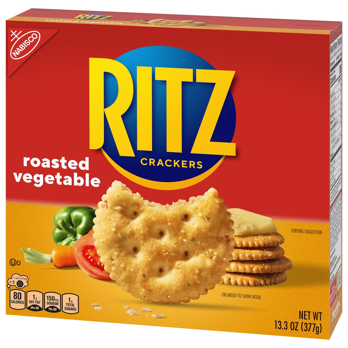 RITZ Roasted Vegetable Crackers, 13.3 oz
