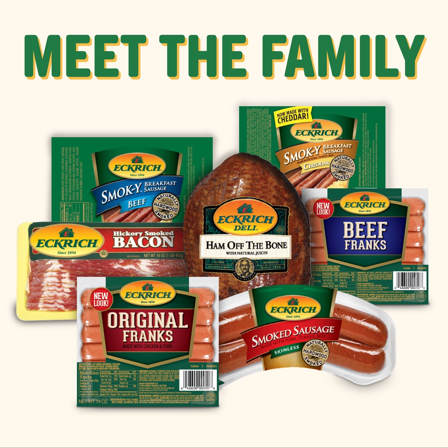 Eckrich Li'l Smokies Cocktail Smoked Sausage Links, 14 oz