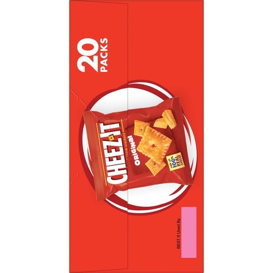 Cheez-It Original Cheese Crackers, 20 oz, 20 Count