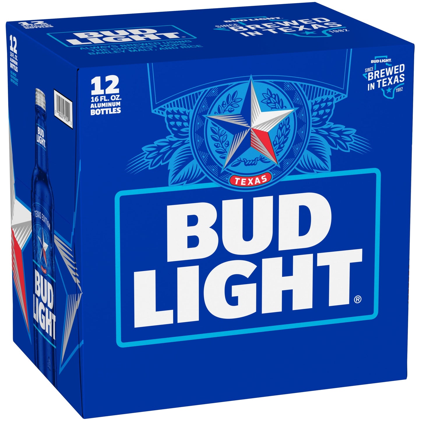 Bud Light Beer, 12 Pack Beer, 16 fl oz Glass Bottles, 4.2% ABV, Domestic Lager