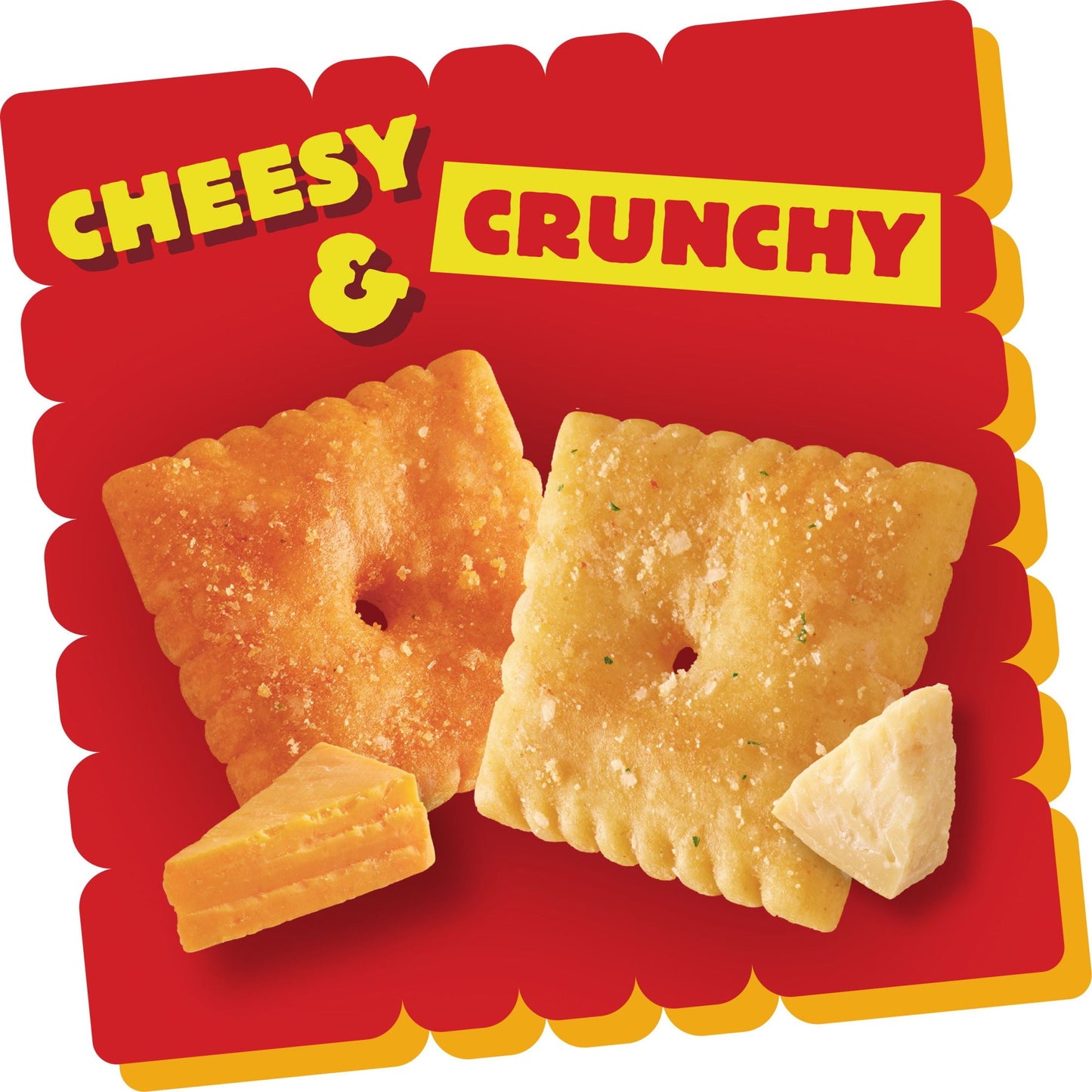 Cheez-It DUOZ Sharp Cheddar and Parmesan Cheese Crackers, 12.4 oz