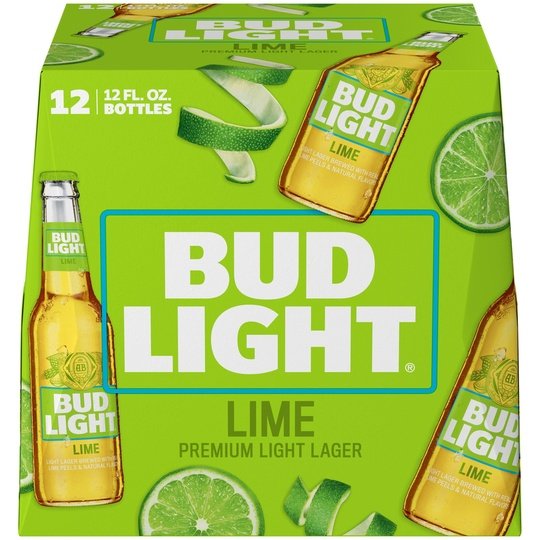 Bud Light Lime Beer, 12 Pack Beer, 12 fl oz Bottles, 4.2% ABV, Domestic