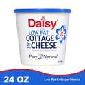 Daisy Pure and Natural Low Fat Cottage Cheese, 2% Milkfat, 24 oz (1.5 lb) Tub (Refrigerated) - 13g of Protein per serving