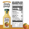 Simply Non GMO Orange Juice No Pulp, 52 fl oz Bottle