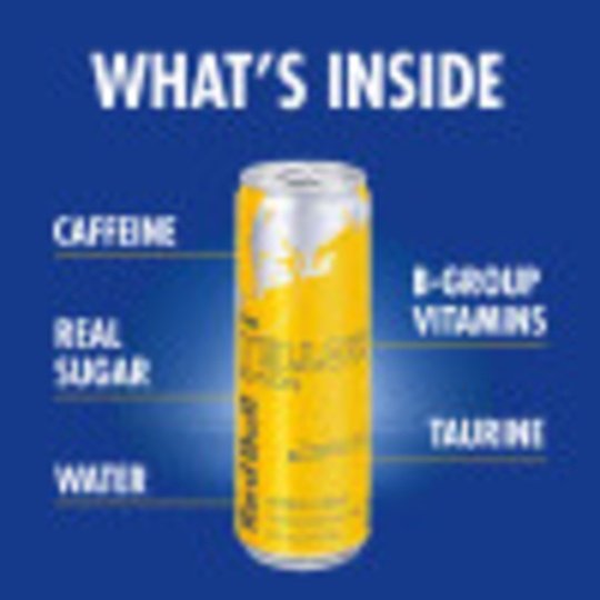 Red Bull Yellow Edition Tropical Energy Drink. 12 fl oz Can