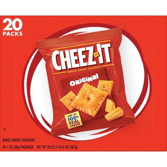 Cheez-It Original Cheese Crackers, 20 oz, 20 Count