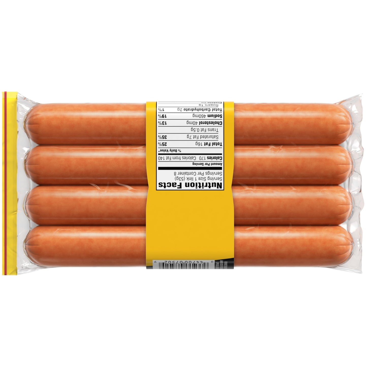 Oscar Mayer Bun Length Franks Hot Dogs, 8 Ct Pack