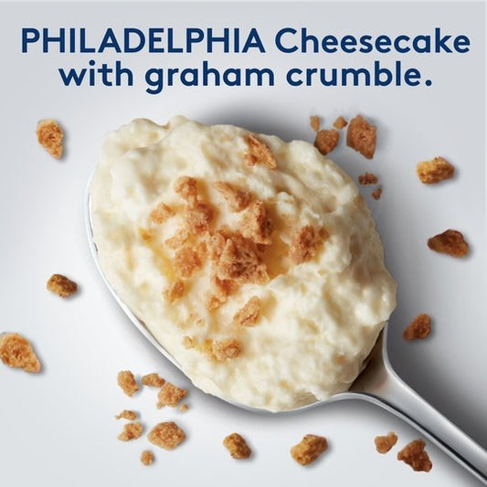 Philadelphia Cheesecake Crumble Original Cheesecake Dessert with Graham, 2 Ct Pack